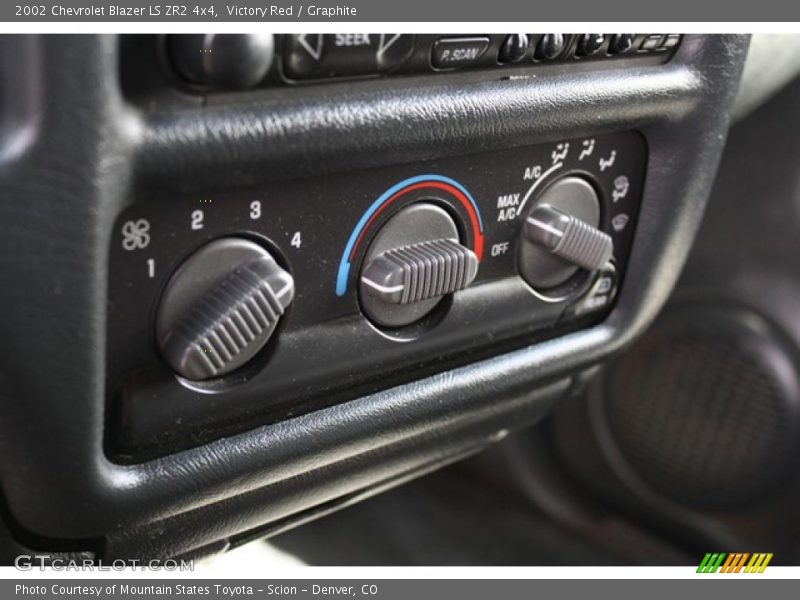 Victory Red / Graphite 2002 Chevrolet Blazer LS ZR2 4x4