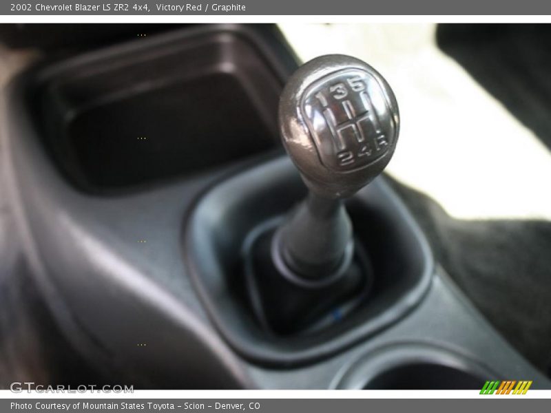 Victory Red / Graphite 2002 Chevrolet Blazer LS ZR2 4x4