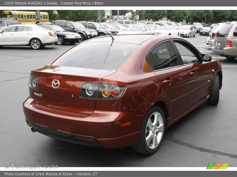 Copper Red Mica / Black 2006 Mazda MAZDA3 s Sedan