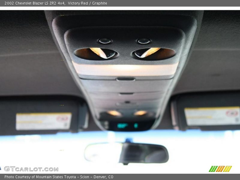 Victory Red / Graphite 2002 Chevrolet Blazer LS ZR2 4x4