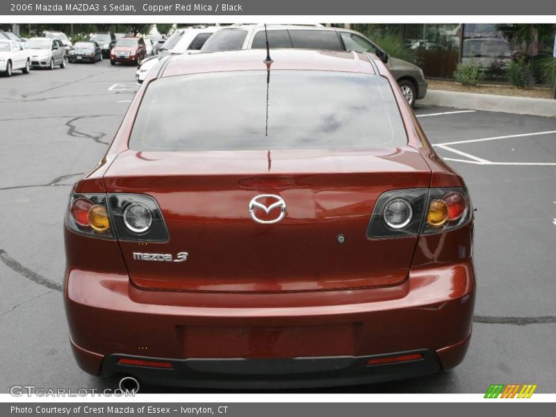 Copper Red Mica / Black 2006 Mazda MAZDA3 s Sedan