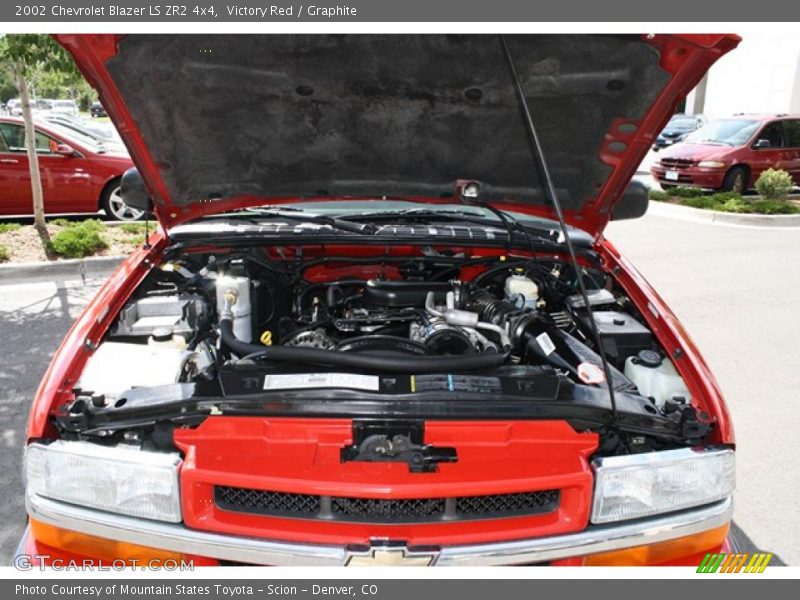 Victory Red / Graphite 2002 Chevrolet Blazer LS ZR2 4x4