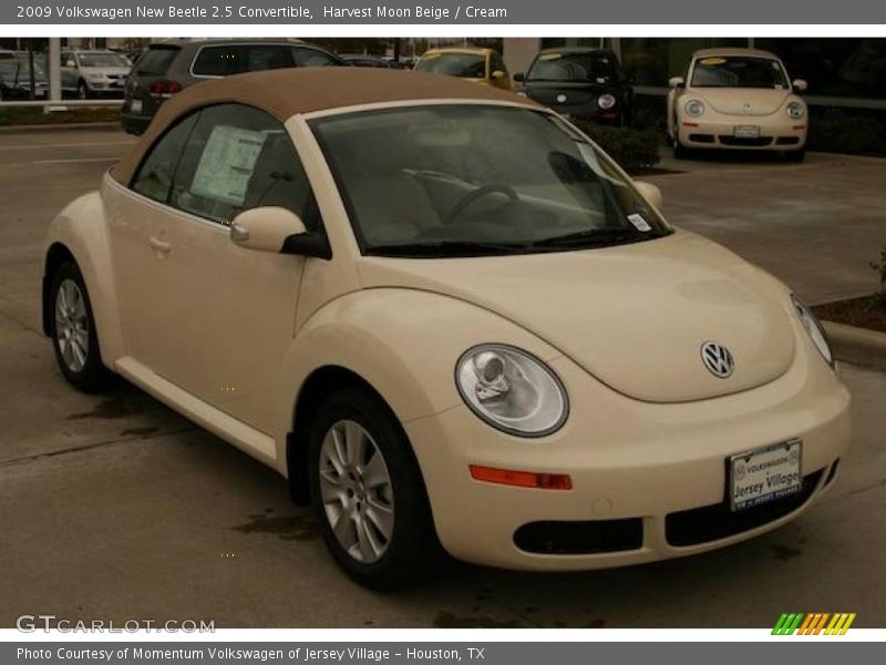 Harvest Moon Beige / Cream 2009 Volkswagen New Beetle 2.5 Convertible