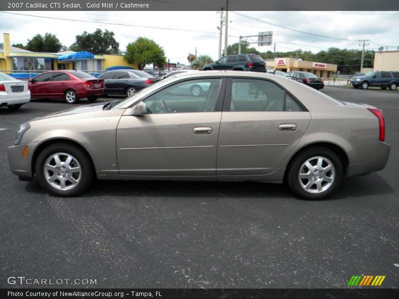 Gold Mist / Cashmere 2007 Cadillac CTS Sedan
