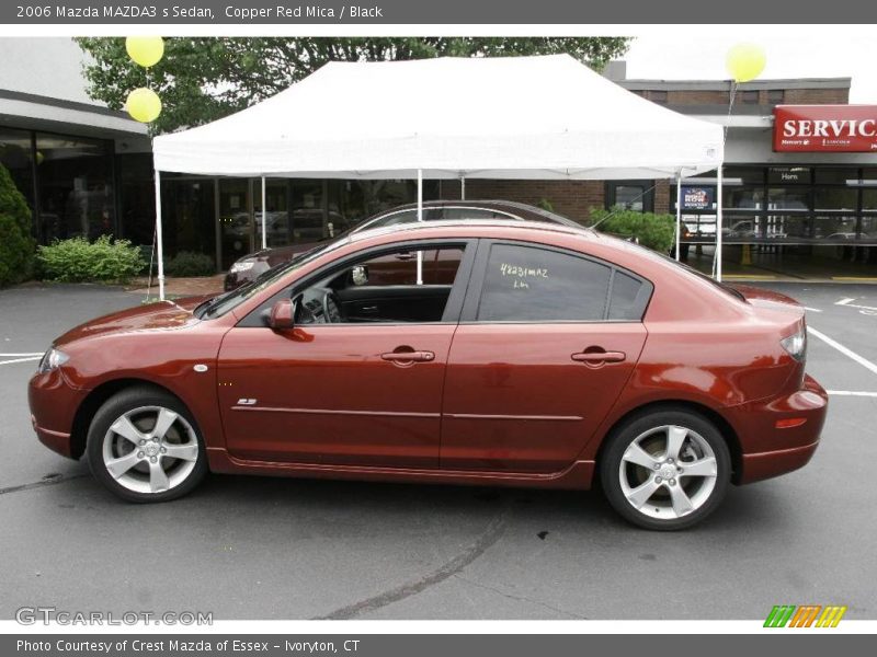 Copper Red Mica / Black 2006 Mazda MAZDA3 s Sedan