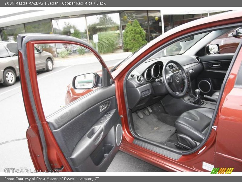 Copper Red Mica / Black 2006 Mazda MAZDA3 s Sedan