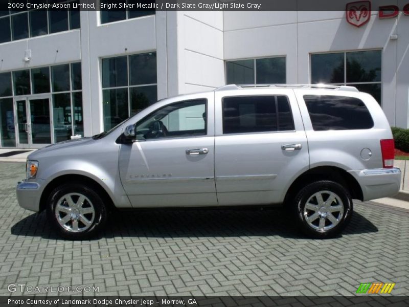 Bright Silver Metallic / Dark Slate Gray/Light Slate Gray 2009 Chrysler Aspen Limited