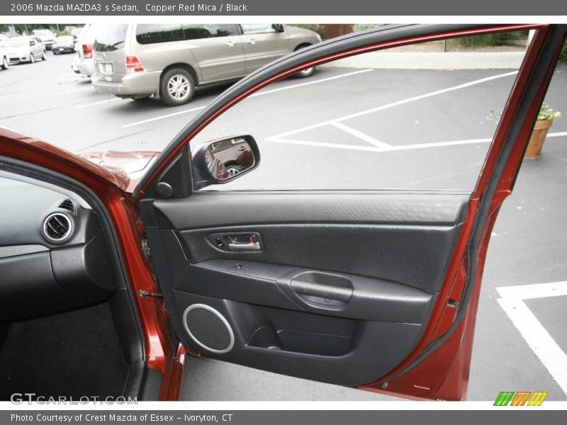 Copper Red Mica / Black 2006 Mazda MAZDA3 s Sedan