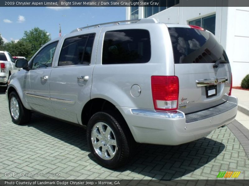 Bright Silver Metallic / Dark Slate Gray/Light Slate Gray 2009 Chrysler Aspen Limited