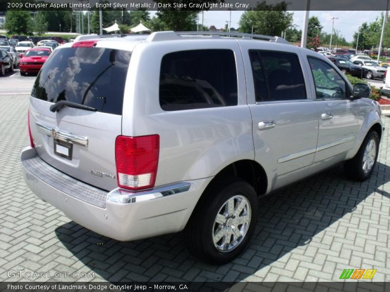 Bright Silver Metallic / Dark Slate Gray/Light Slate Gray 2009 Chrysler Aspen Limited