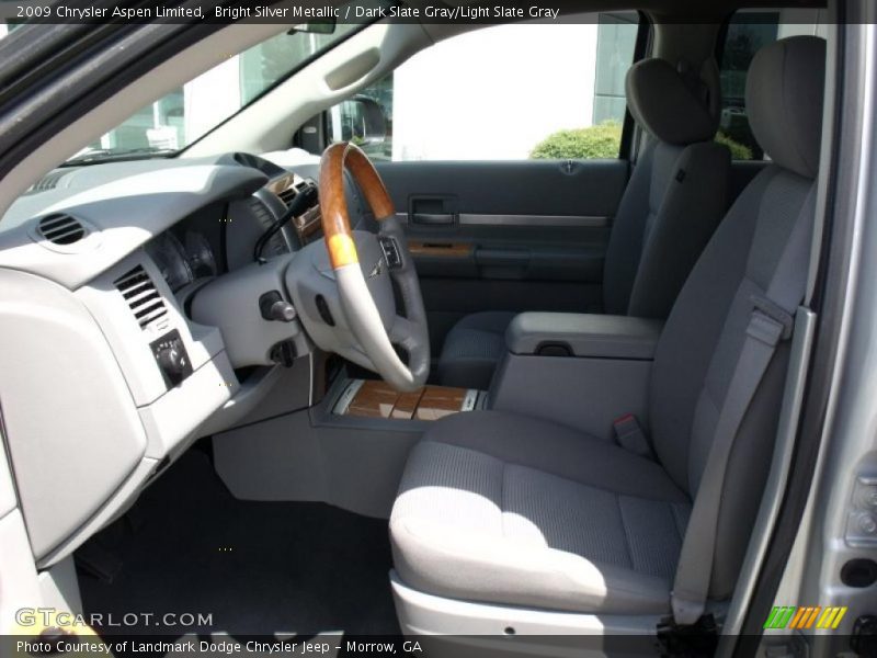 Bright Silver Metallic / Dark Slate Gray/Light Slate Gray 2009 Chrysler Aspen Limited
