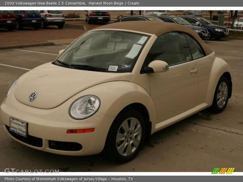 Harvest Moon Beige / Cream 2009 Volkswagen New Beetle 2.5 Convertible