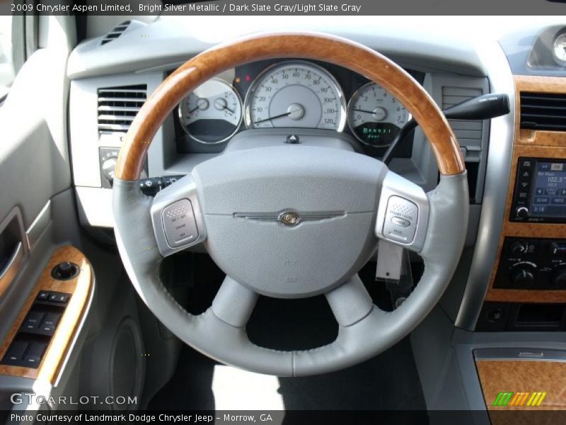Bright Silver Metallic / Dark Slate Gray/Light Slate Gray 2009 Chrysler Aspen Limited