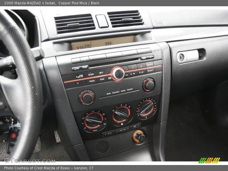 Copper Red Mica / Black 2006 Mazda MAZDA3 s Sedan