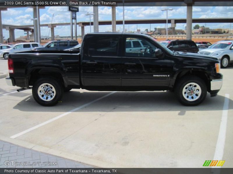 Onyx Black / Dark Titanium 2009 GMC Sierra 1500 SL Crew Cab