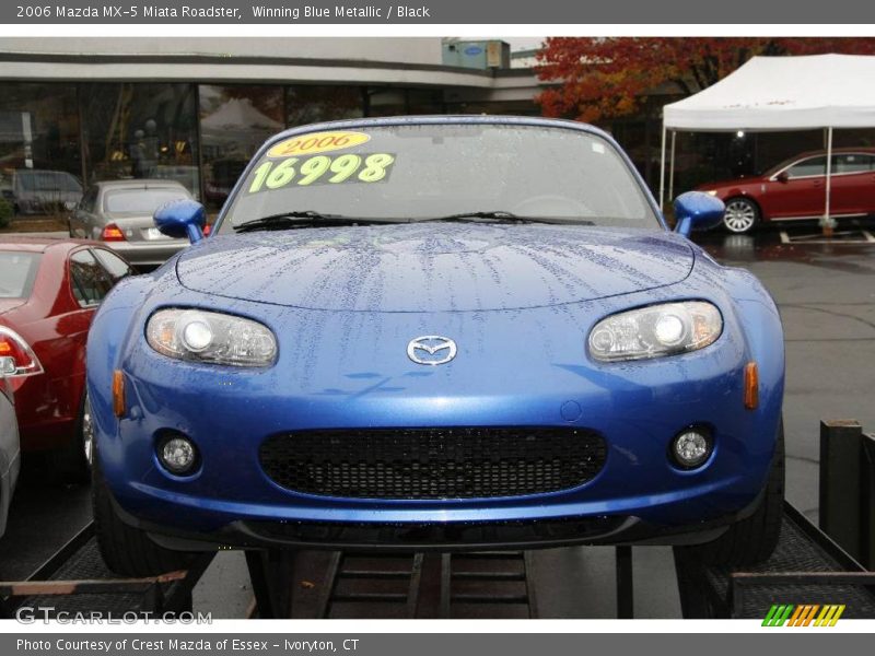 Winning Blue Metallic / Black 2006 Mazda MX-5 Miata Roadster
