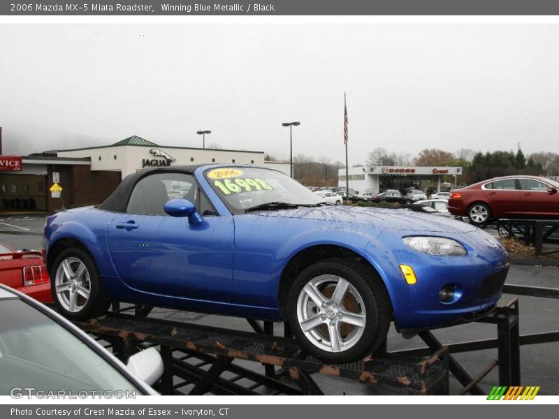 Winning Blue Metallic / Black 2006 Mazda MX-5 Miata Roadster