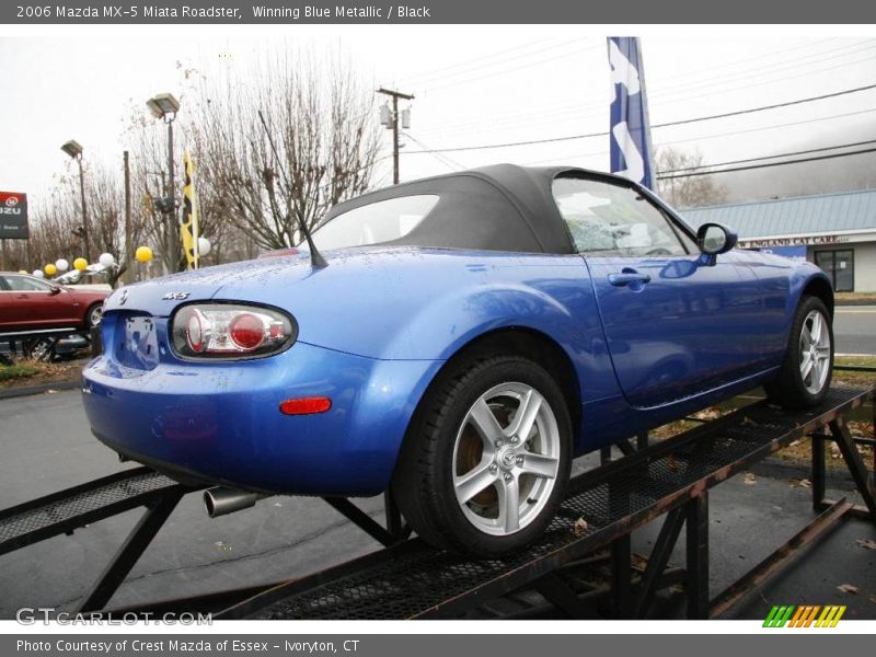 Winning Blue Metallic / Black 2006 Mazda MX-5 Miata Roadster