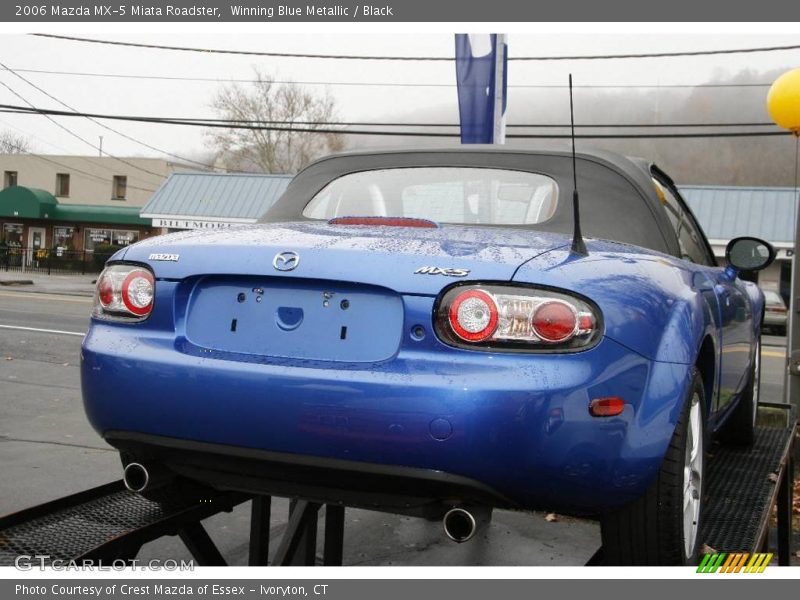 Winning Blue Metallic / Black 2006 Mazda MX-5 Miata Roadster