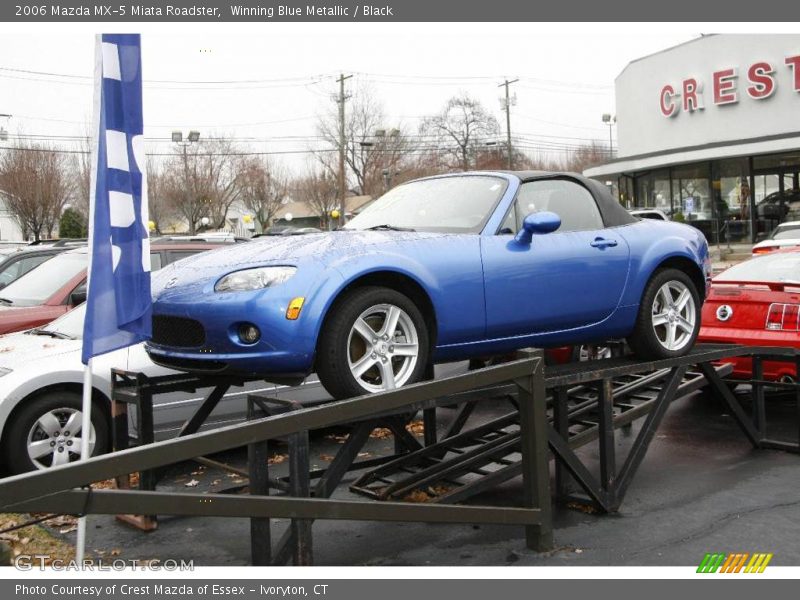 Winning Blue Metallic / Black 2006 Mazda MX-5 Miata Roadster