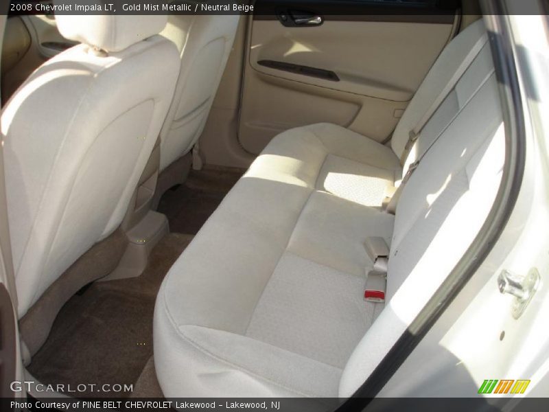 Gold Mist Metallic / Neutral Beige 2008 Chevrolet Impala LT