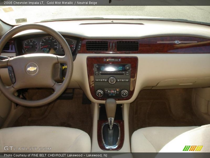 Gold Mist Metallic / Neutral Beige 2008 Chevrolet Impala LT