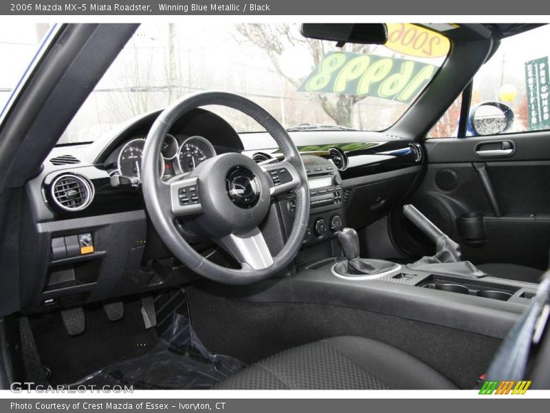 Winning Blue Metallic / Black 2006 Mazda MX-5 Miata Roadster