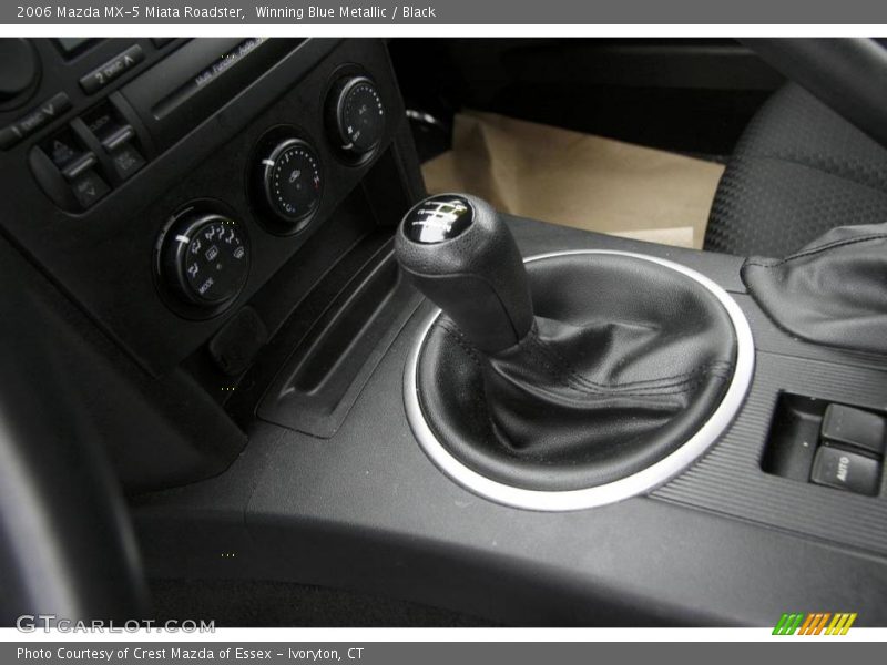 Winning Blue Metallic / Black 2006 Mazda MX-5 Miata Roadster