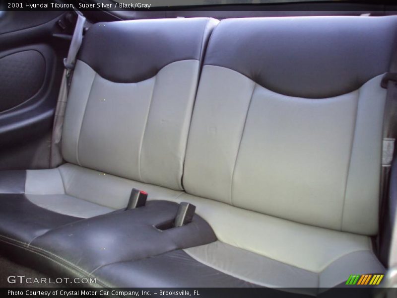 Super Silver / Black/Gray 2001 Hyundai Tiburon