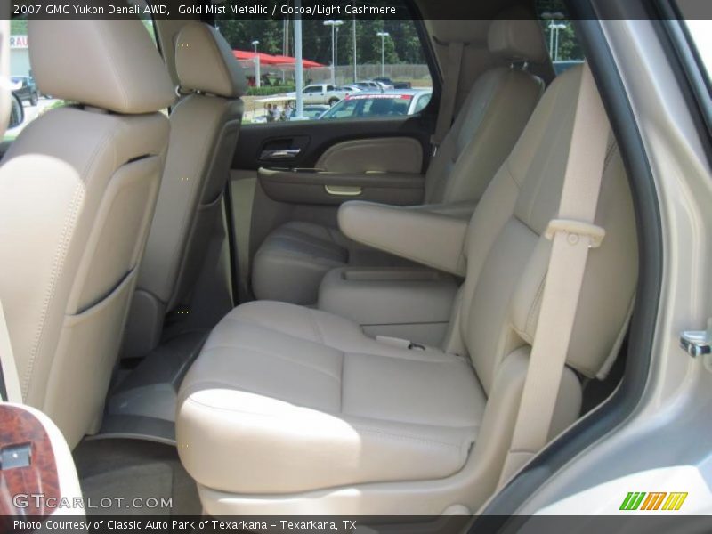Gold Mist Metallic / Cocoa/Light Cashmere 2007 GMC Yukon Denali AWD