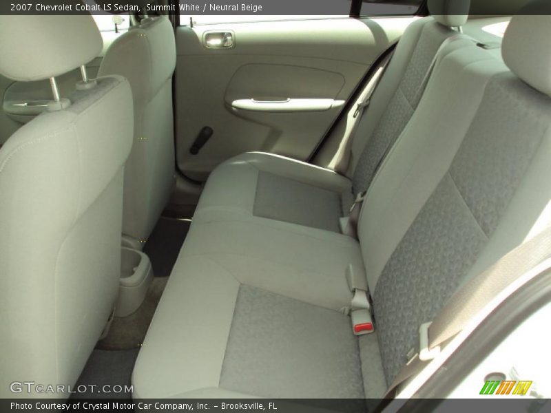 Summit White / Neutral Beige 2007 Chevrolet Cobalt LS Sedan