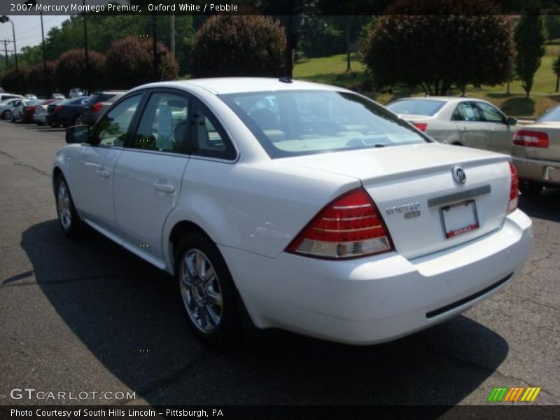 Oxford White / Pebble 2007 Mercury Montego Premier