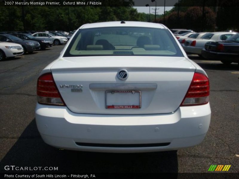 Oxford White / Pebble 2007 Mercury Montego Premier