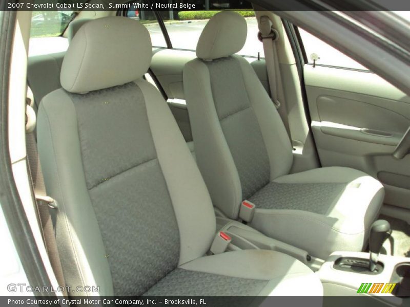 Summit White / Neutral Beige 2007 Chevrolet Cobalt LS Sedan
