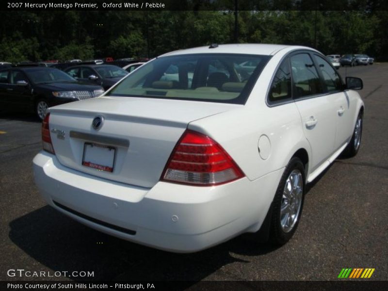 Oxford White / Pebble 2007 Mercury Montego Premier