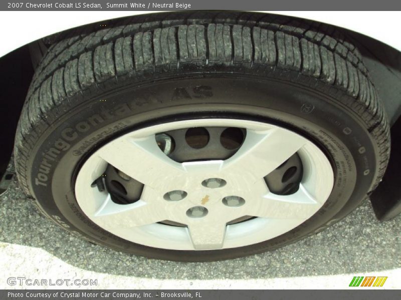 Summit White / Neutral Beige 2007 Chevrolet Cobalt LS Sedan