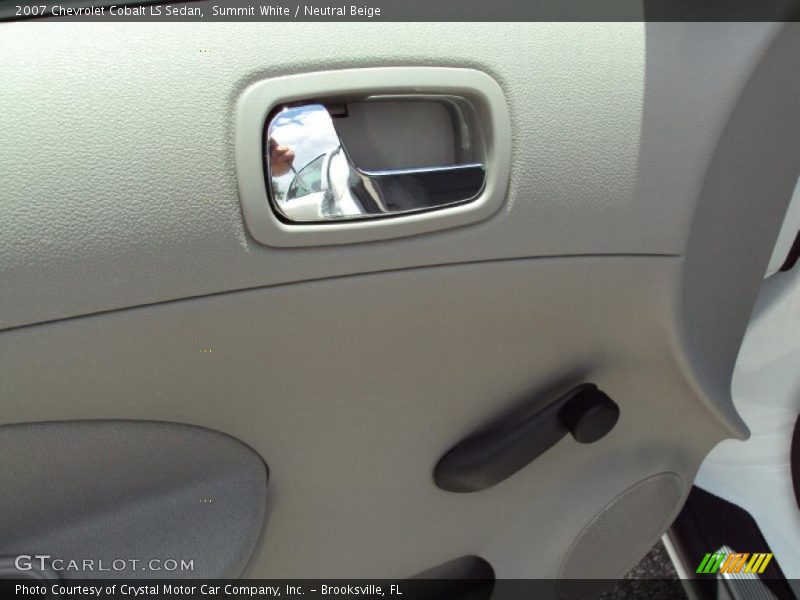 Summit White / Neutral Beige 2007 Chevrolet Cobalt LS Sedan