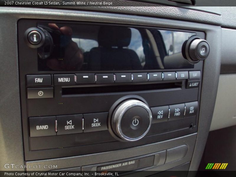 Summit White / Neutral Beige 2007 Chevrolet Cobalt LS Sedan