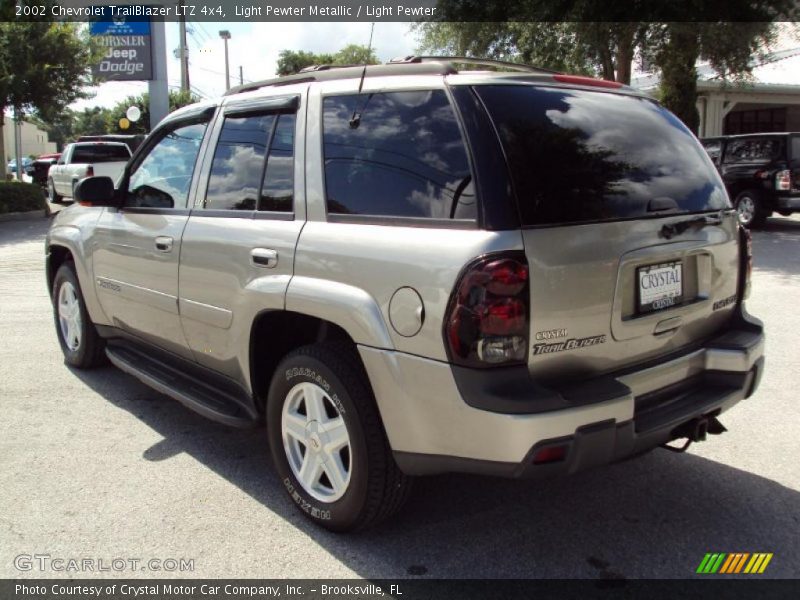 Light Pewter Metallic / Light Pewter 2002 Chevrolet TrailBlazer LTZ 4x4