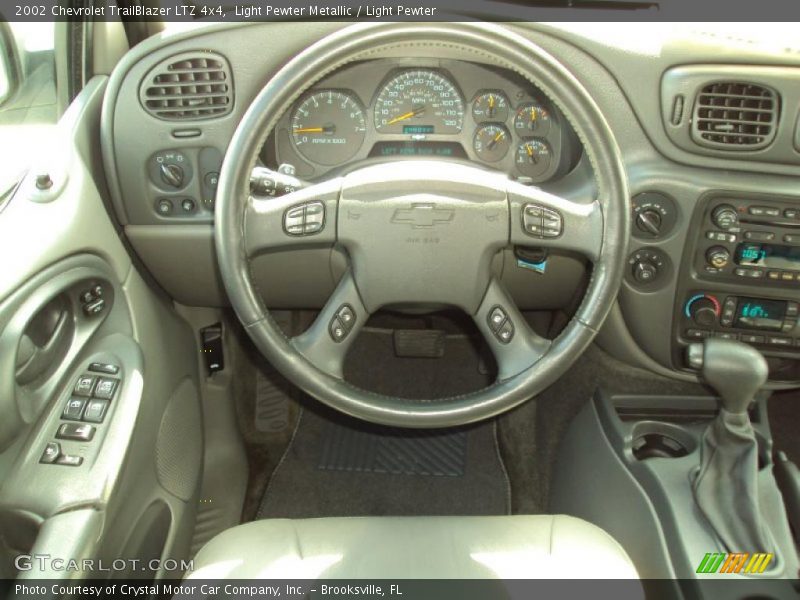 Light Pewter Metallic / Light Pewter 2002 Chevrolet TrailBlazer LTZ 4x4