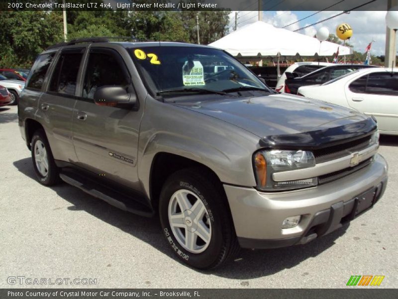 Light Pewter Metallic / Light Pewter 2002 Chevrolet TrailBlazer LTZ 4x4