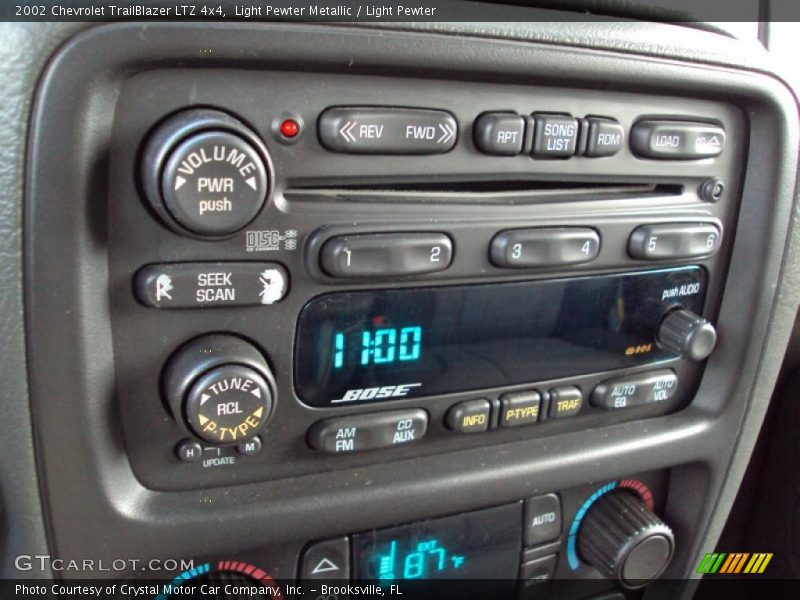 Light Pewter Metallic / Light Pewter 2002 Chevrolet TrailBlazer LTZ 4x4