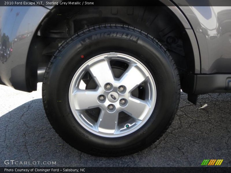 Sterling Grey Metallic / Stone 2010 Ford Escape XLT