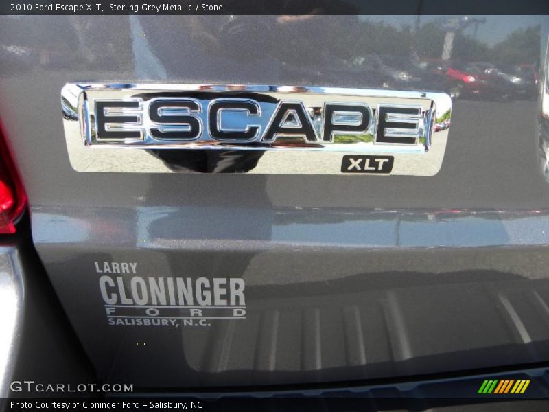 Sterling Grey Metallic / Stone 2010 Ford Escape XLT