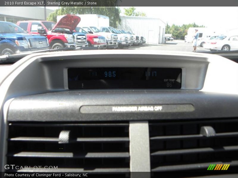 Sterling Grey Metallic / Stone 2010 Ford Escape XLT