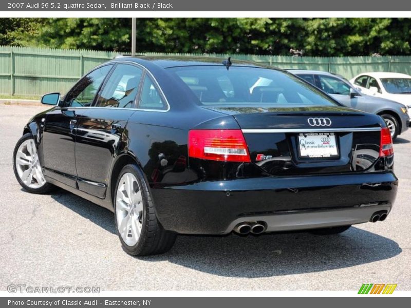 Brilliant Black / Black 2007 Audi S6 5.2 quattro Sedan
