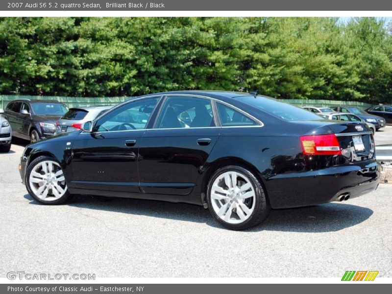 Brilliant Black / Black 2007 Audi S6 5.2 quattro Sedan