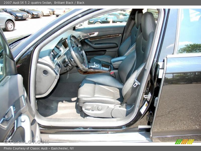 Brilliant Black / Black 2007 Audi S6 5.2 quattro Sedan