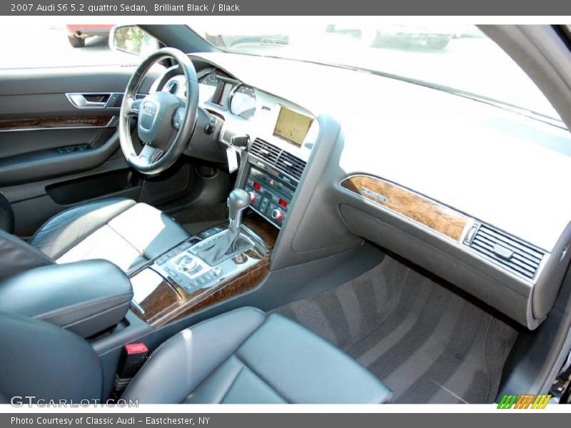 Brilliant Black / Black 2007 Audi S6 5.2 quattro Sedan