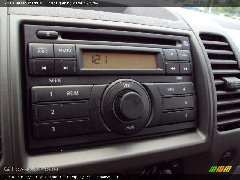 Silver Lightning Metallic / Gray 2010 Nissan Xterra X